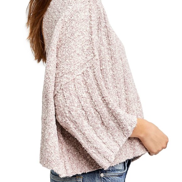 Free People Good Day Pullover in Mauve Mousse  Sz Medium NWOT - Picture 7 of 14